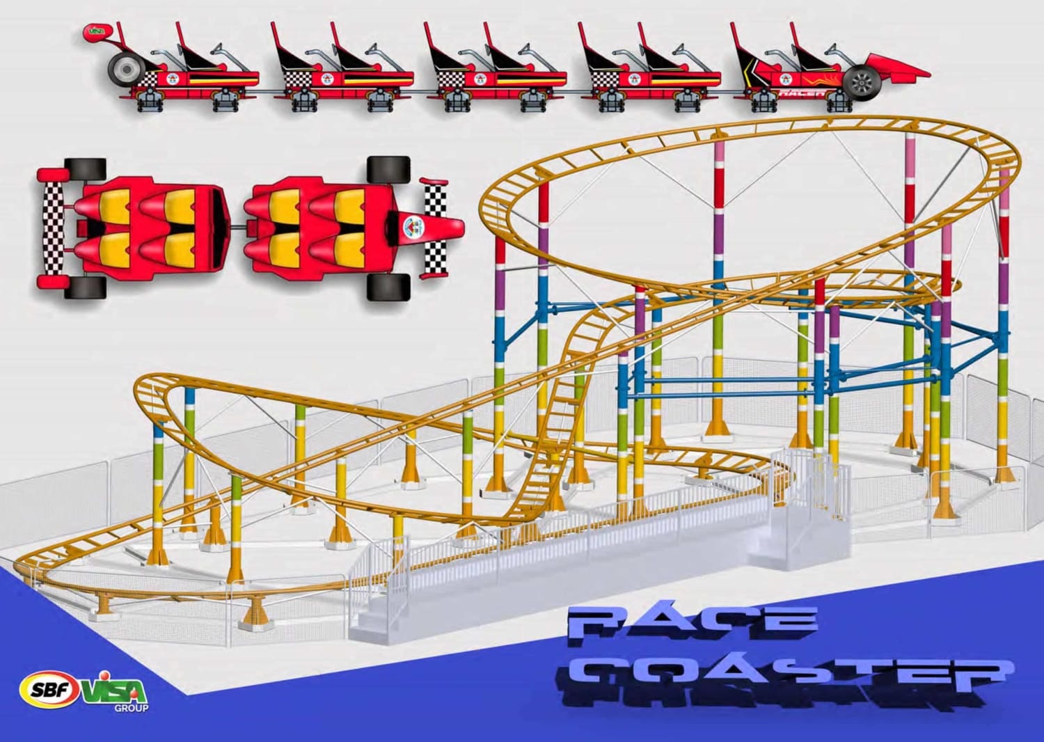 Американские горки RACE COASTER