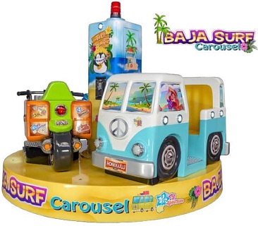 Аттракцион качалка BAJA SURF CAROUSEL