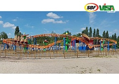 Американские горки SPINNING COASTER 3 LOOPS