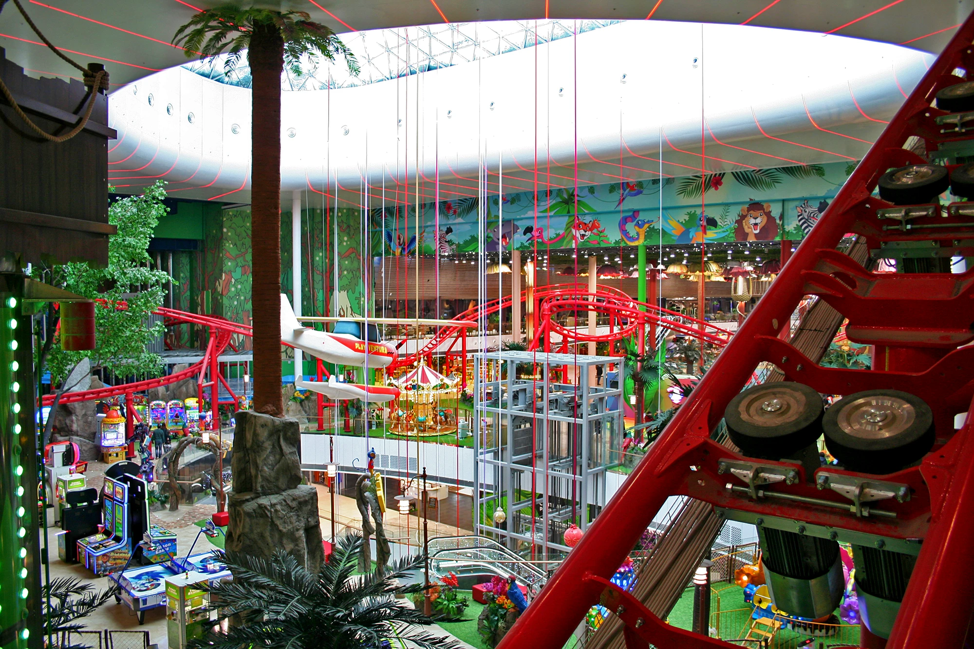 A Thrill Coaster and a Flume Ride