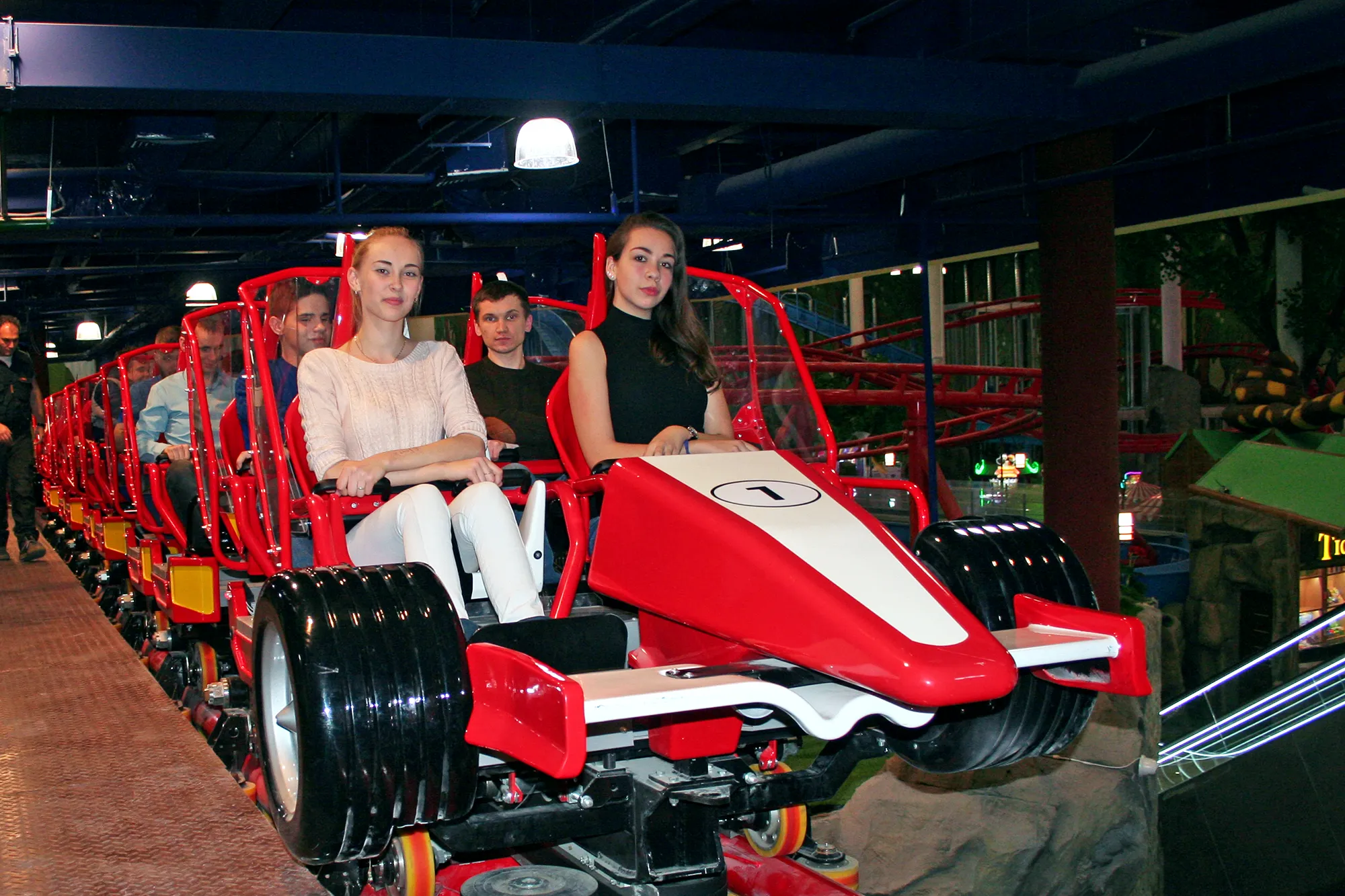 A Thrill Coaster and a Flume Ride