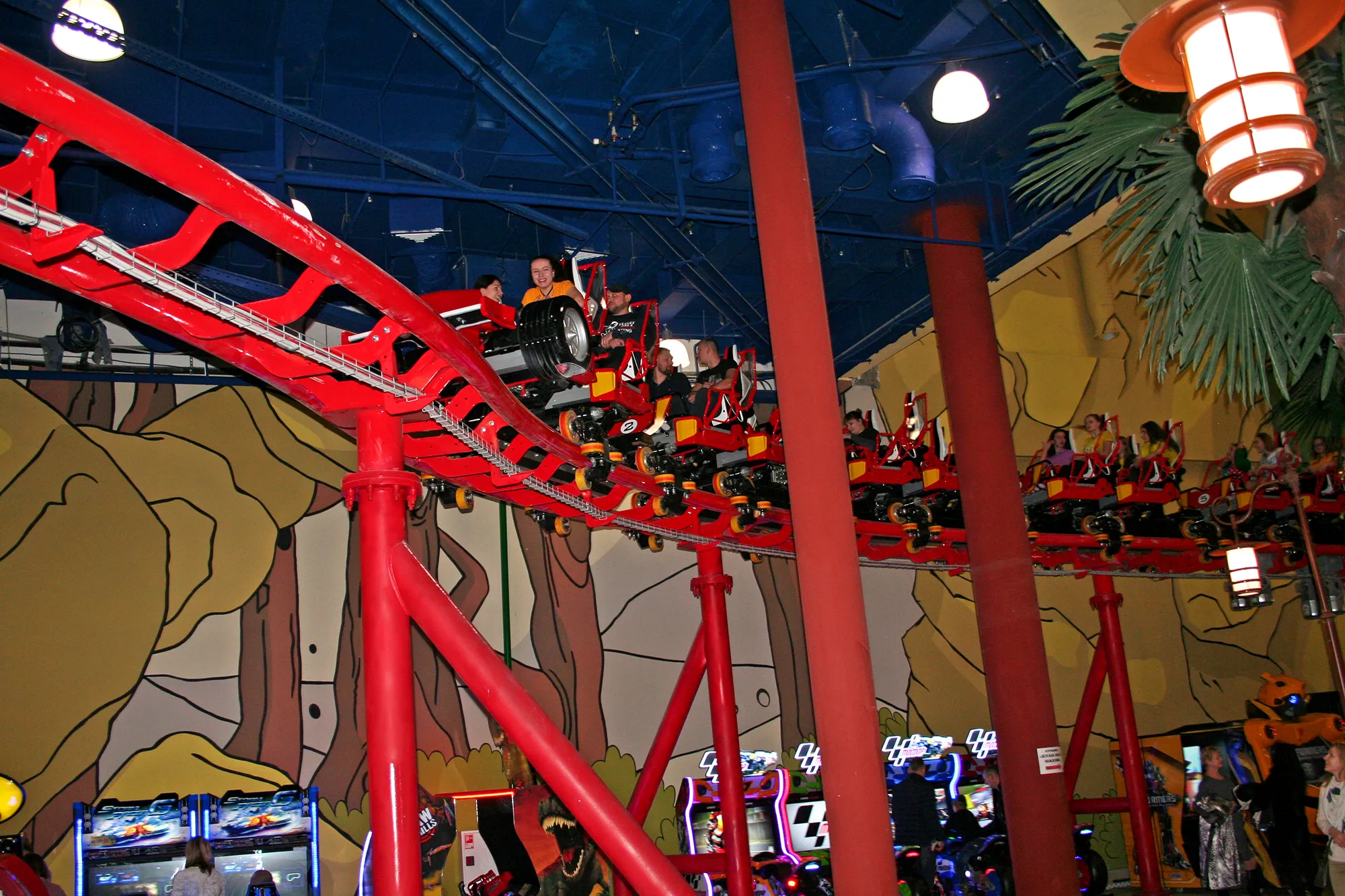 A Thrill Coaster and a Flume Ride
