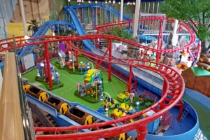 A Thrill Coaster and a Flume Ride