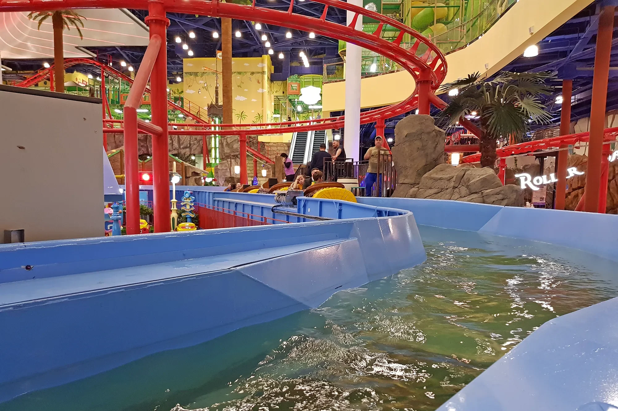A Thrill Coaster and a Flume Ride