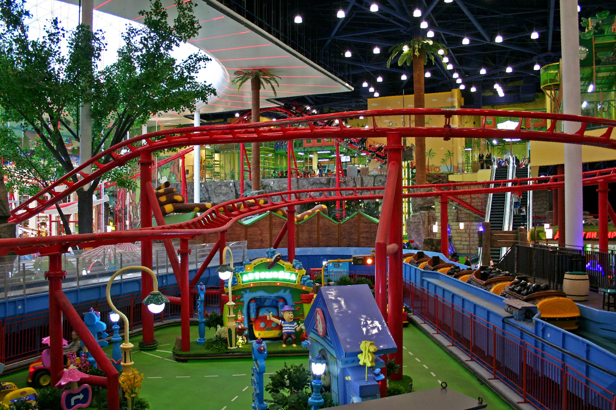 A Thrill Coaster and a Flume Ride