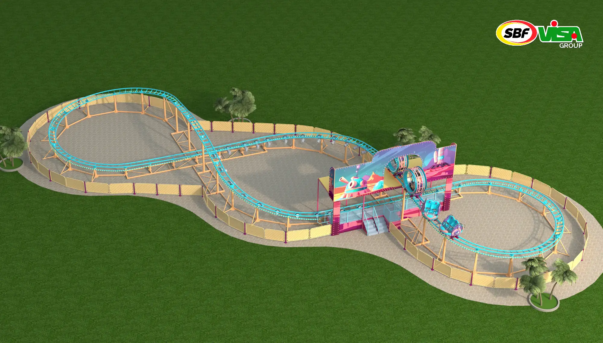 Mixed Spinning Coaster